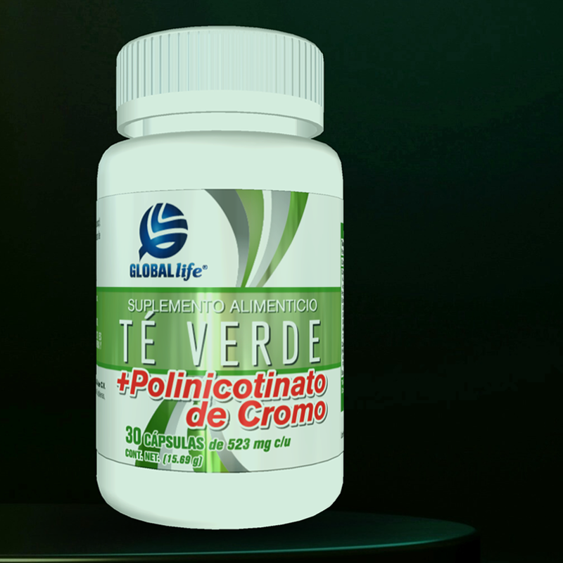 TÉ VERDE + Polinicotinato de Cromo